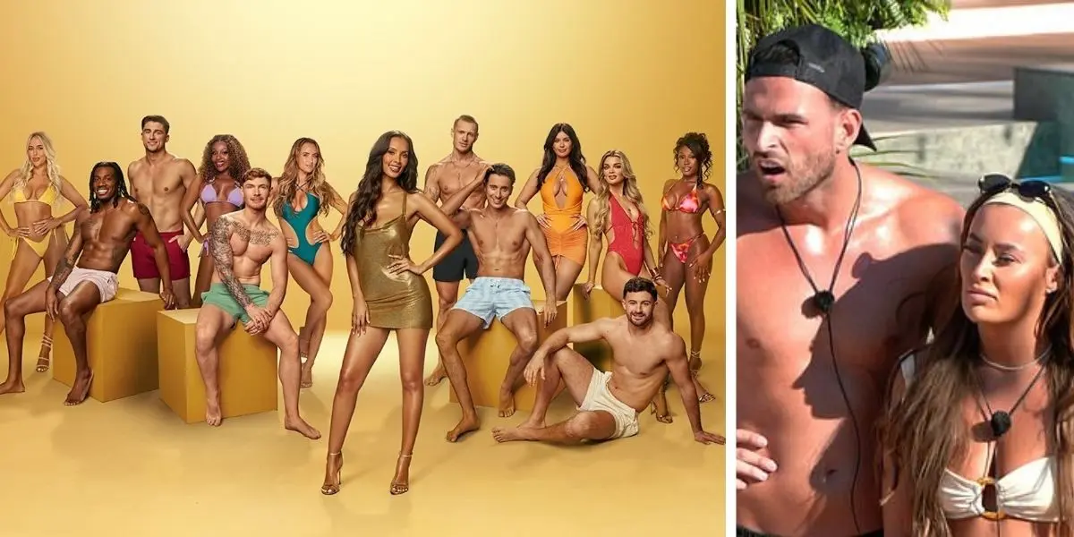 The love island all stars cast with Ronnie and Harriet