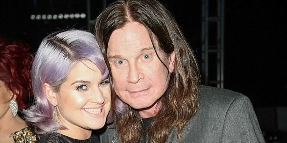 Kelly Osborne with her late father Ozzy. 