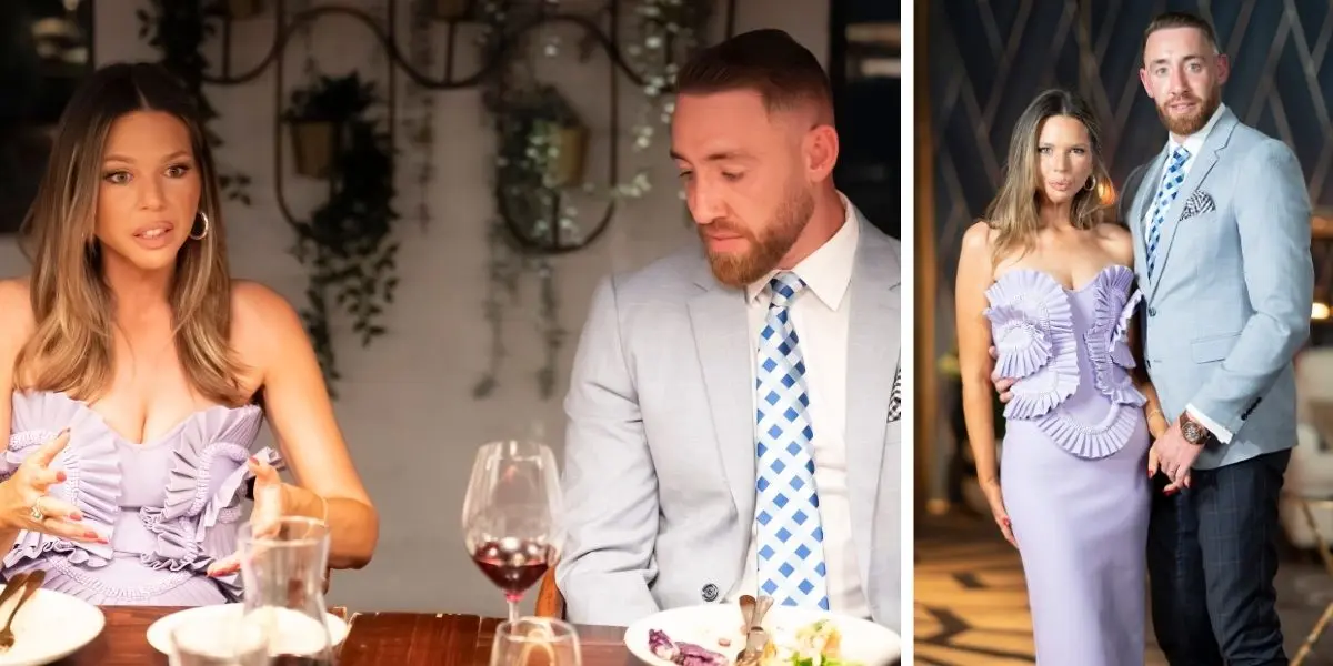 Bec and Danny at MAFS Dinner Party
