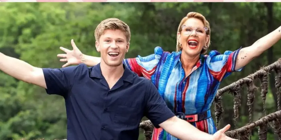 Robert Irwin and Julia Morris 