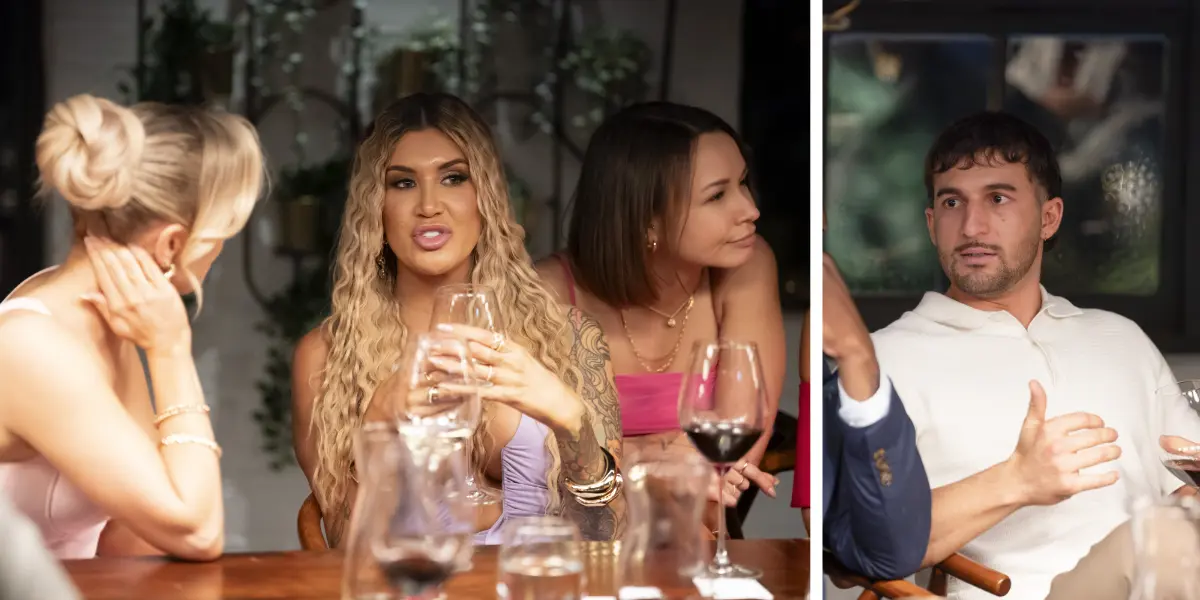 MAFS 2026 dinner party alcohol food drink