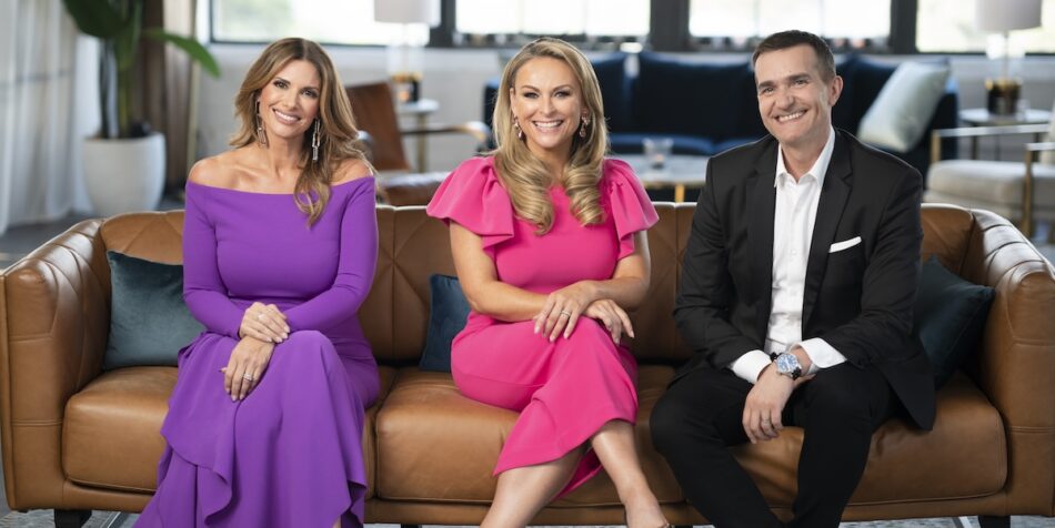 MAFS experts Alessandra, Mel and John. Image: Nine.