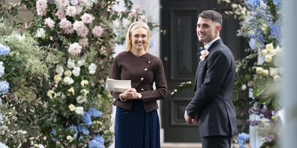 MAFS' Chris at his wedding. Image: Nine.