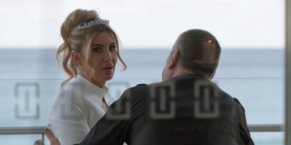 Gia and her uncle talking about him spillling her secret. Image: Nine.