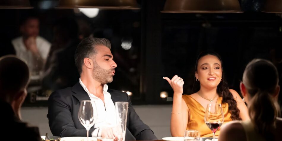 Joel and Juliette at the Dinner Party 