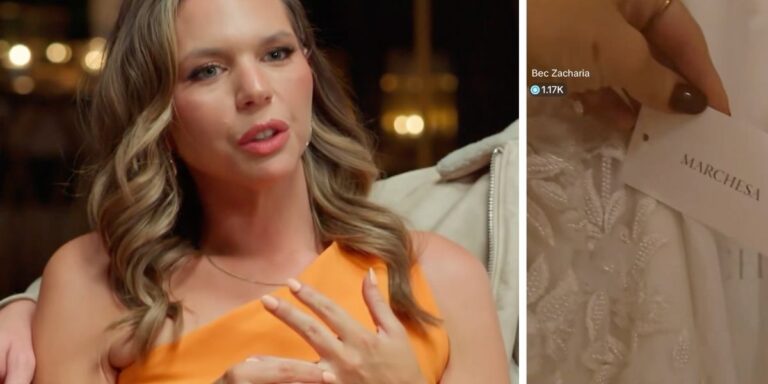 MAFS' Bec dishes on her $20k wedding dress