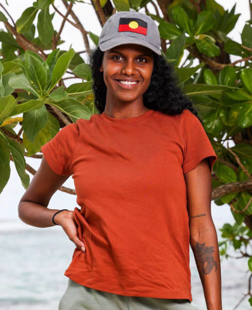 Aisha on Australian Survivor. 