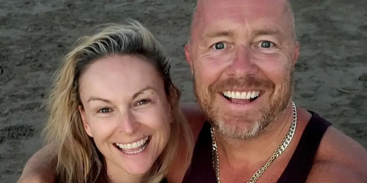 Mel Schilling and husband Gareth Brisbane