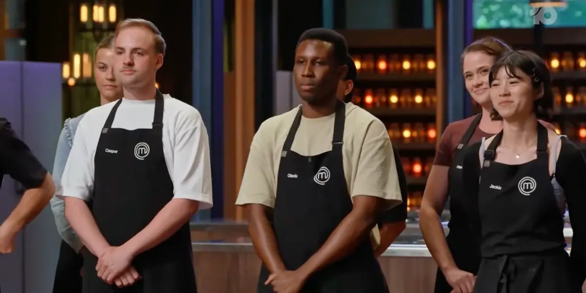Jasper and Olaolu on Masterchef