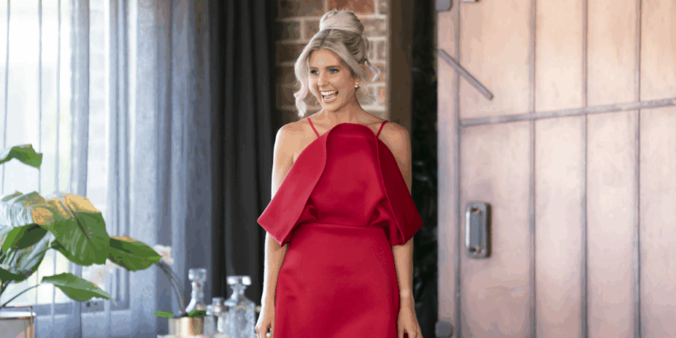 Steph during the MAFS 2026 reunion dinner party.