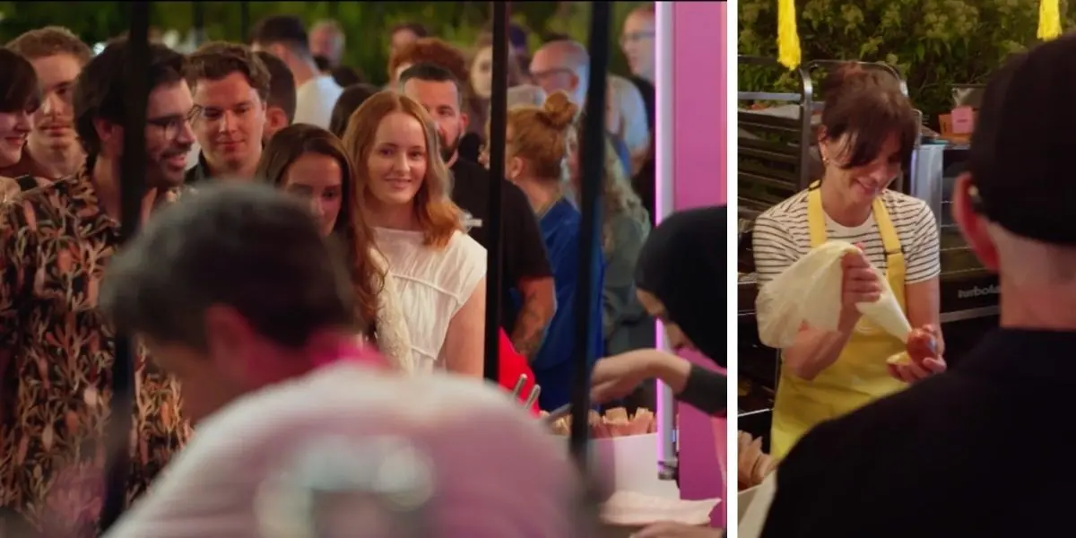 The audience at a masterchef service challenge