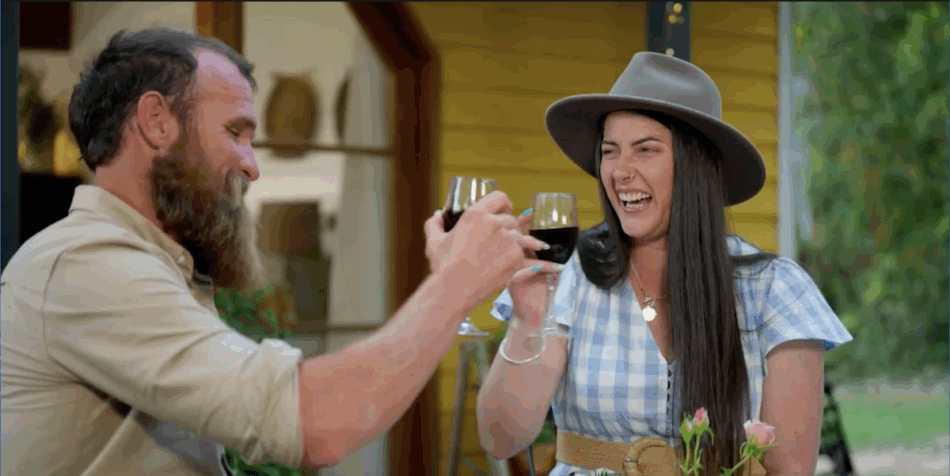 Farmer jason and kimberly on date