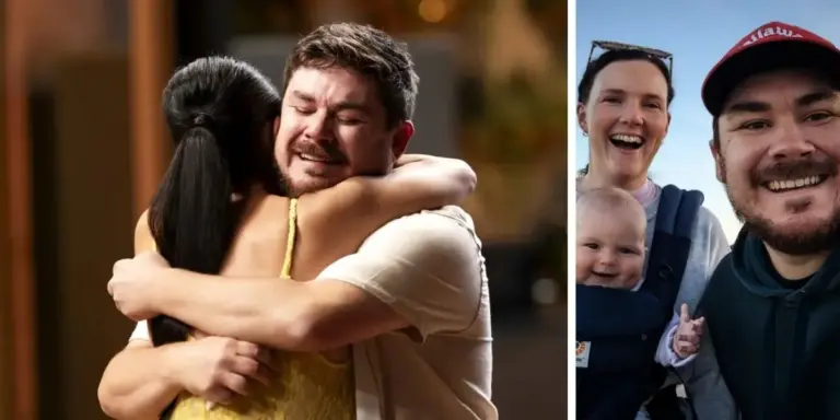 Pat opens up on leaving his pregnant fiancée to film MasterChef and shares an exciting update on their baby