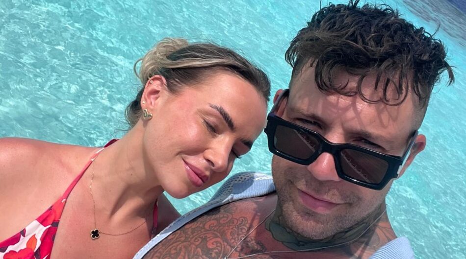 Dave and Sophie in the Maldives. Image: Supplied.