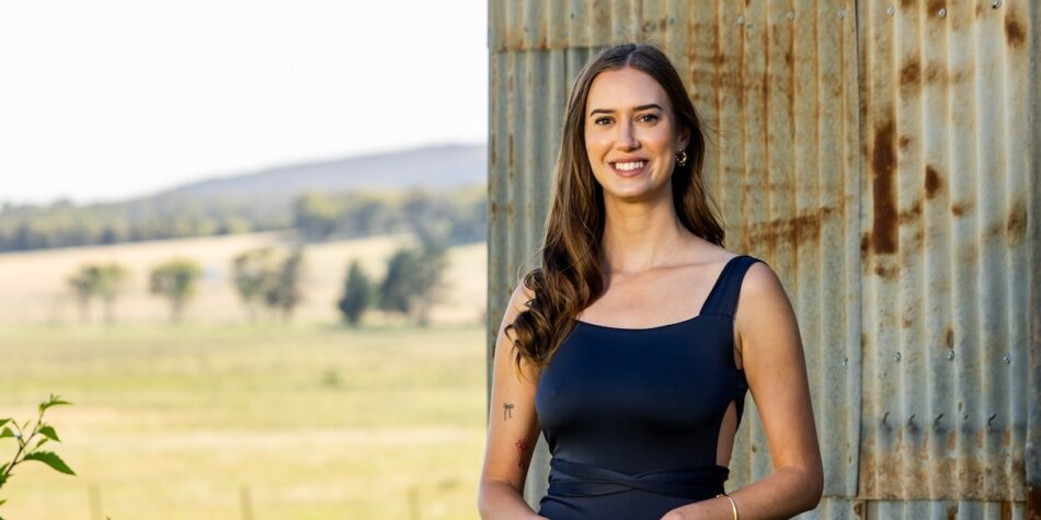Yvonne on Farmer Wants a Wife. Image: Seven.