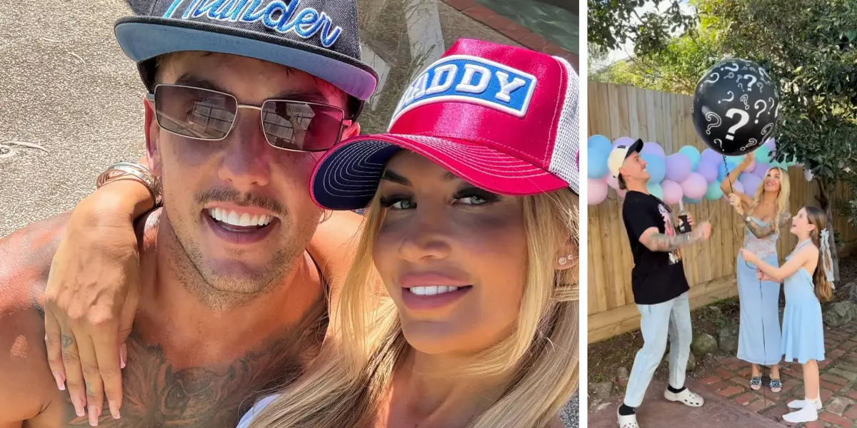 Gia Fleur and Alan gender reveal pregnant