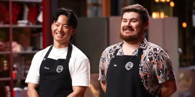 Pat and Aaron on MasterChef