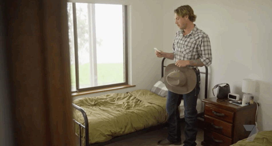 FWAW'S Dylan reading Ally's note.