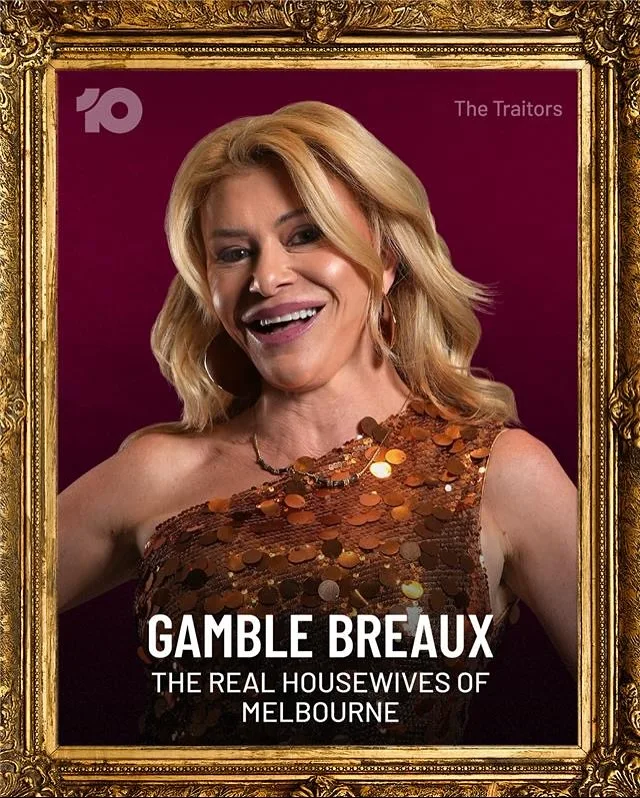The Traitors Australia 2026 season three cast of celebrities: Gamble Breaux