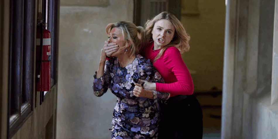 Emily Symons - Marilyn being kidnapped on Home and Away