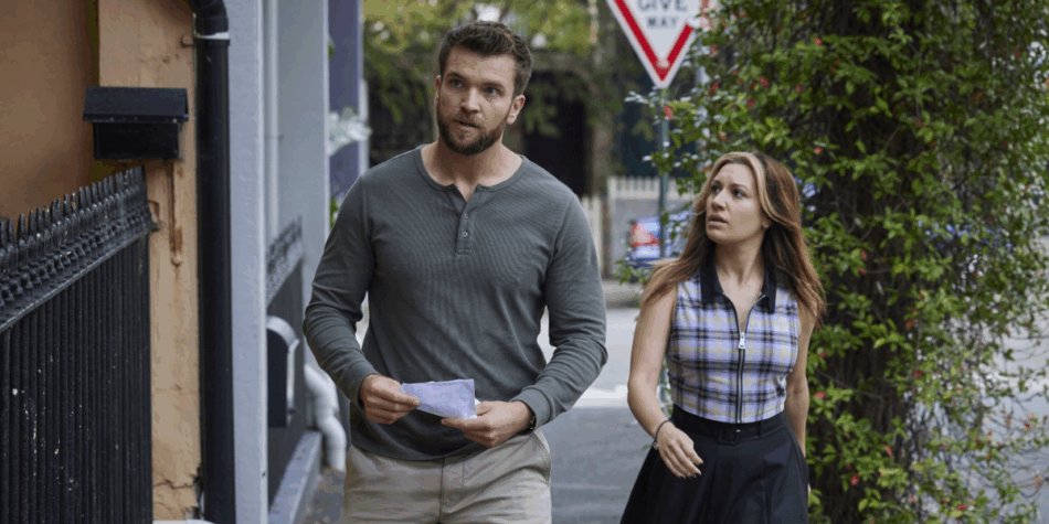 Home and Away Levi Fowler (Tristan Gorey) and Eden Fowler (Stephanie Panozzo)