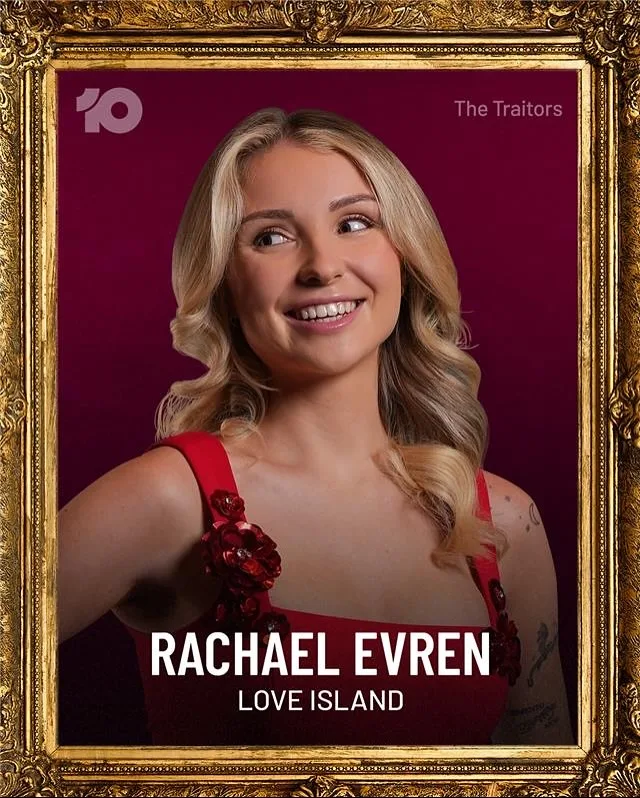 The Traitors Australia 2026 season three cast of celebrities: Rachael Evren