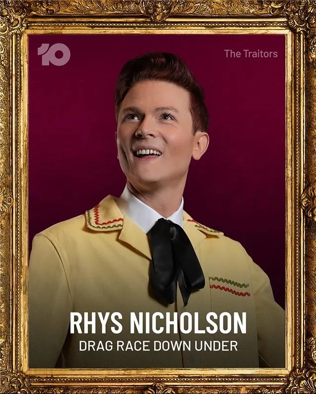 The Traitors Australia 2026 season three cast of celebrities: Rhys Nicholson