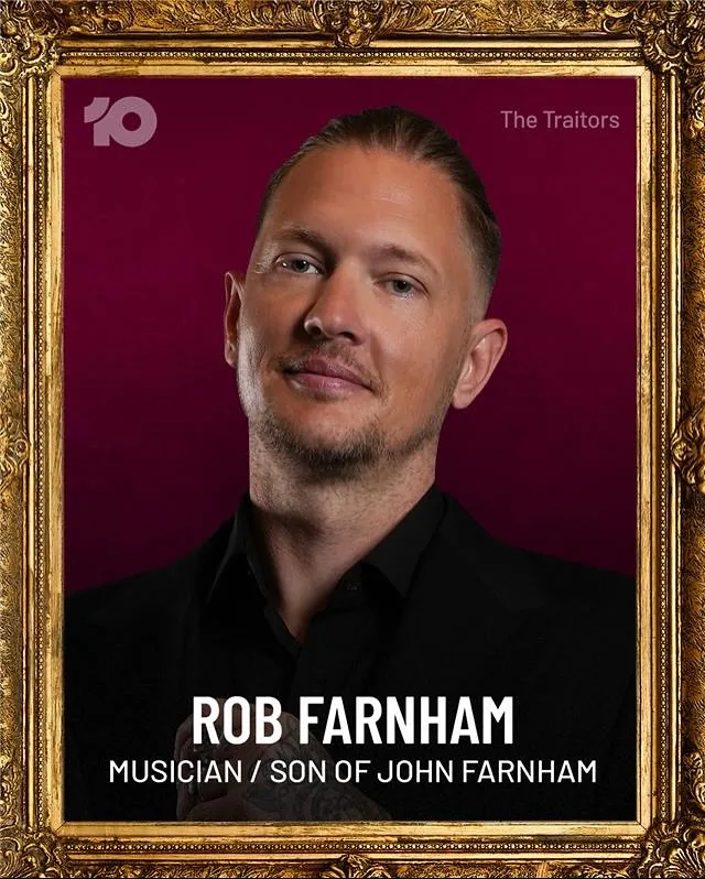 The Traitors Australia 2026 season three cast of celebrities: Rob Farnham