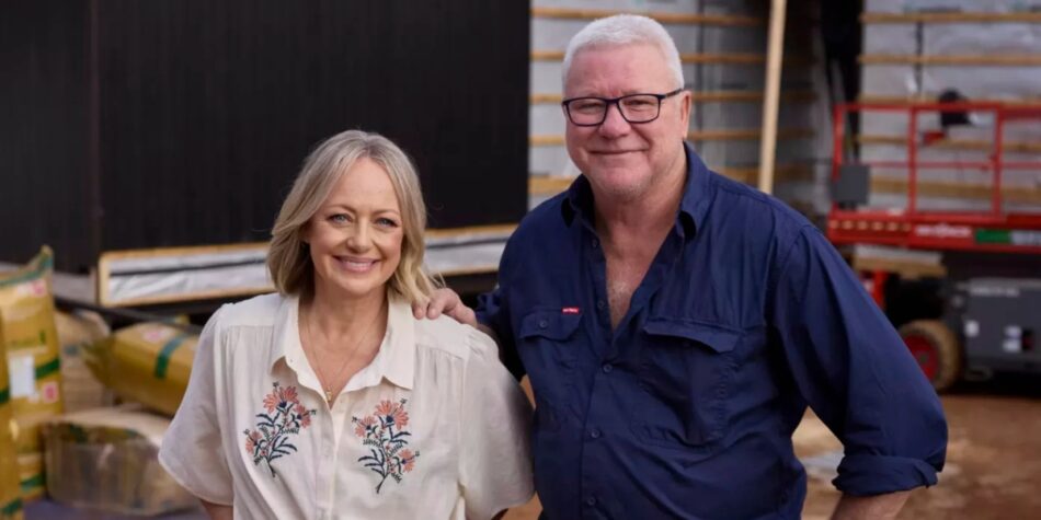 The Block hosts Shelly Craft and Scott Cam smiling