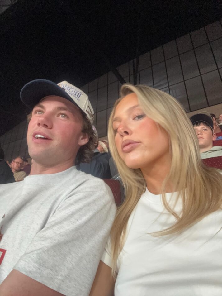 Farmer Dylan and new girlfriend Bella.