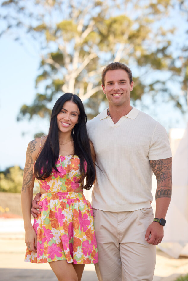 Chantel and Wyatt on The Block 2026.