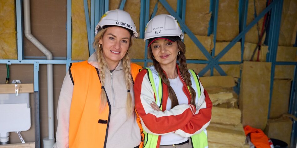 Courtney and Sev on The Block 2026. Image: Nine.
