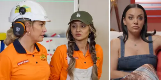 Exclusive: The Block's Courtney and Sev reveal 'cheating scandal' was different off camera: 'Tayla is lying'