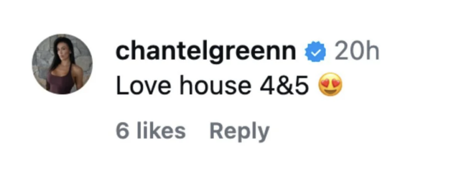 Chantel's shady comment