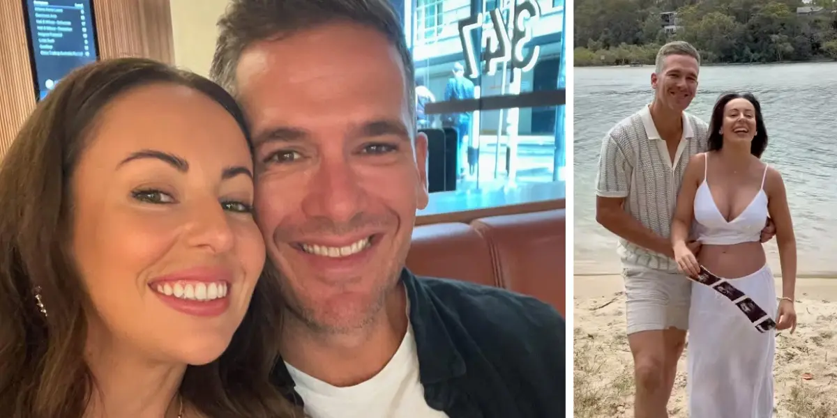 Ellie and Jono from Married at First Sight 2026 MAFS pregnant baby