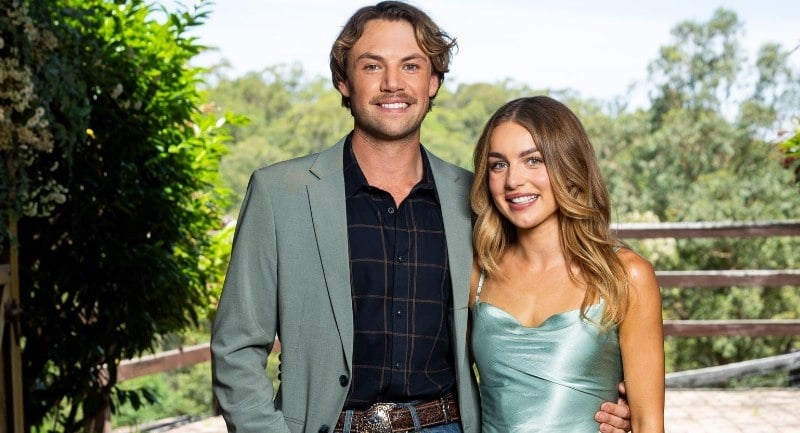 Farmer Dylan and Ally.