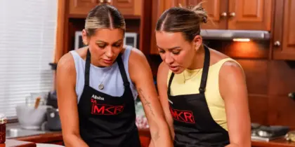 My Kitchen Rules MKR 2026 leaderboard pictured Alisha and Deanne